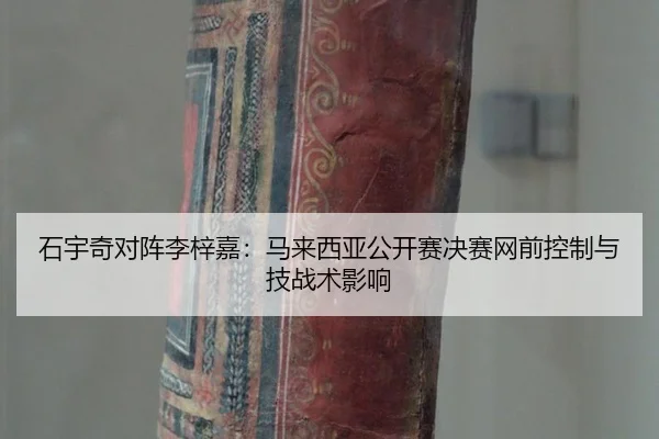 石宇奇对阵李梓嘉：马来西亚公开赛决赛网前控制与技战术影响